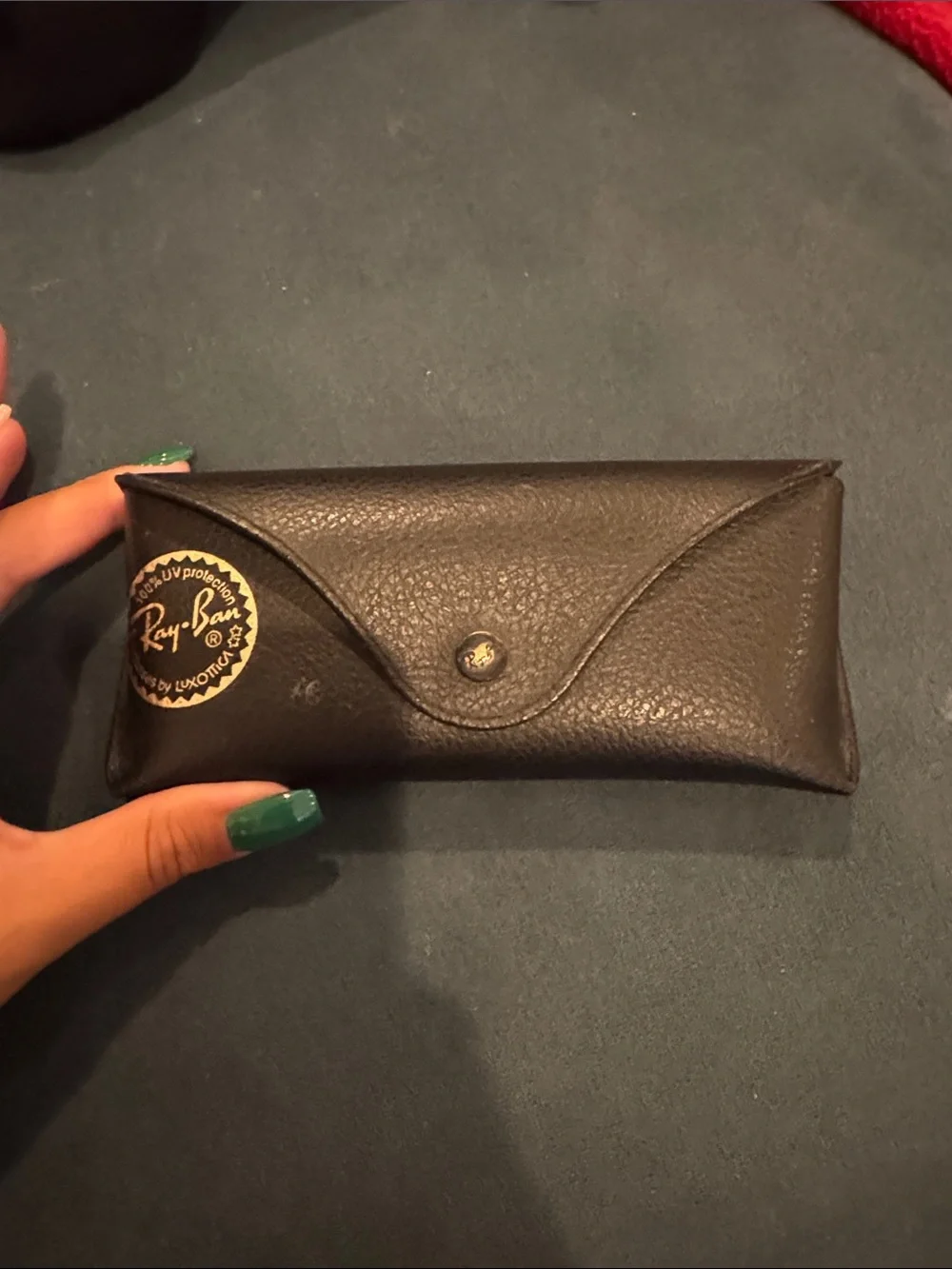 RAYBAN Gold Frame Sunglasses with Pink Lenses